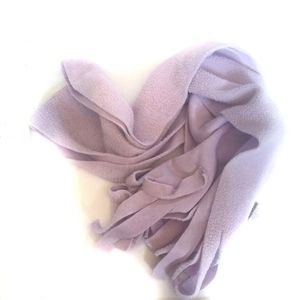 Light Purple Fleece Winter Scarf